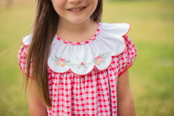 The Proper Peony Golden Bells Christmas Dress