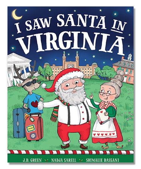 Storybook I Saw Santa in Virginia