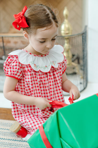 The Proper Peony Golden Bells Christmas Dress