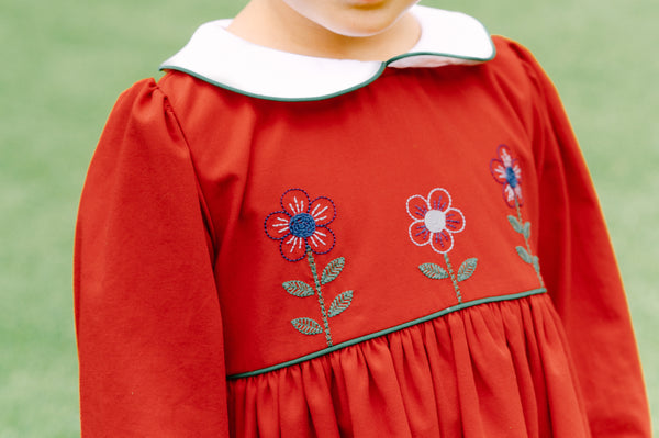 The Proper Peony Classics Annika Red Flowers Dress