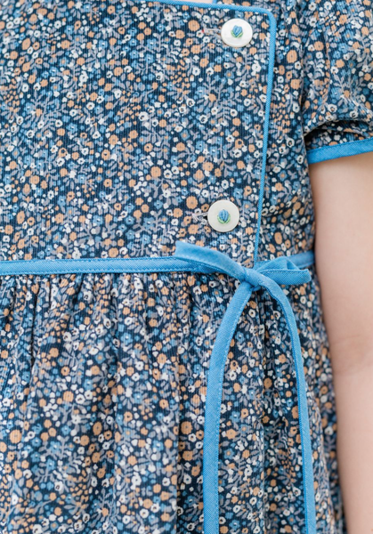 The Proper Peony Camillia Corduroy Floral Dress