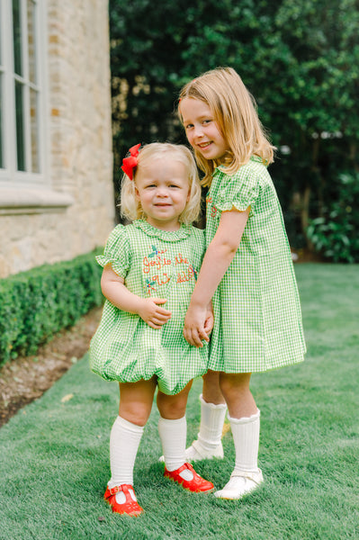 The Proper Peony Joy To The World Green Dress