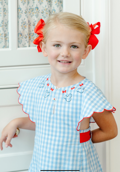 The Proper Peony Classics Mouse Ears Red/white/Blue Dress