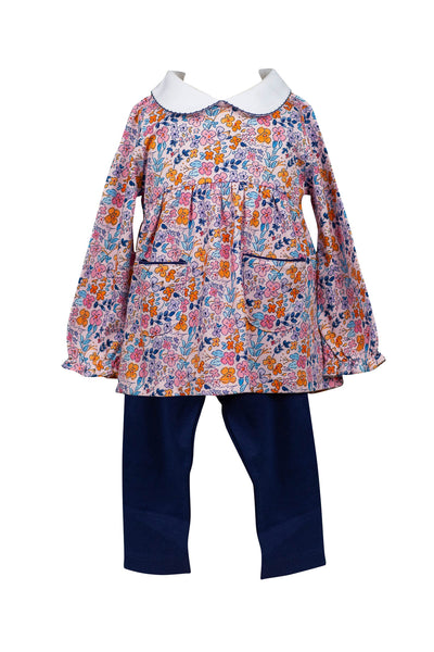 The Proper Peony Parkside Pima Pansy Tunic Set