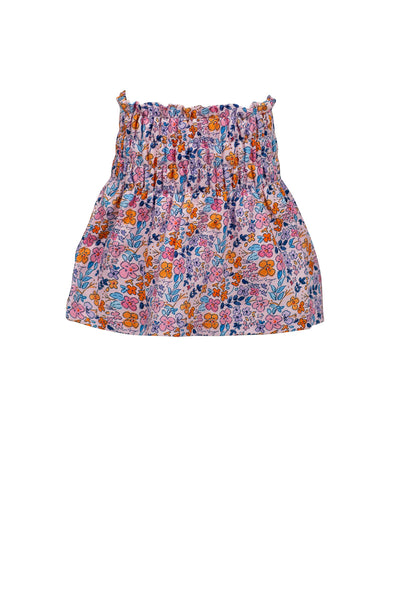 The Proper Peony Parkside Pima Pansy Floral Skirt