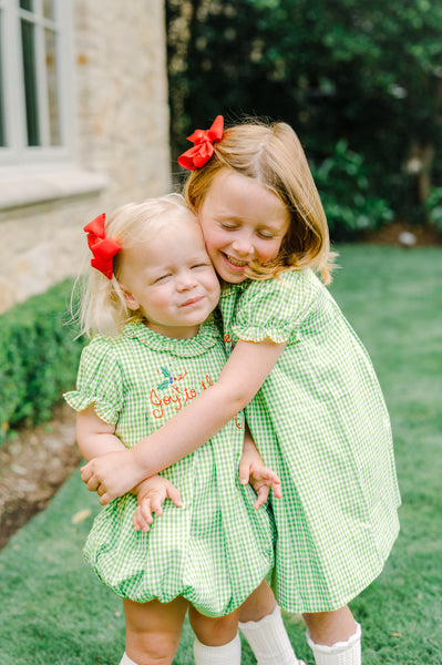 The Proper Peony Joy To The World Green Dress