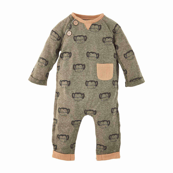 Mud Pie MONKEY BABY BODYSUIT