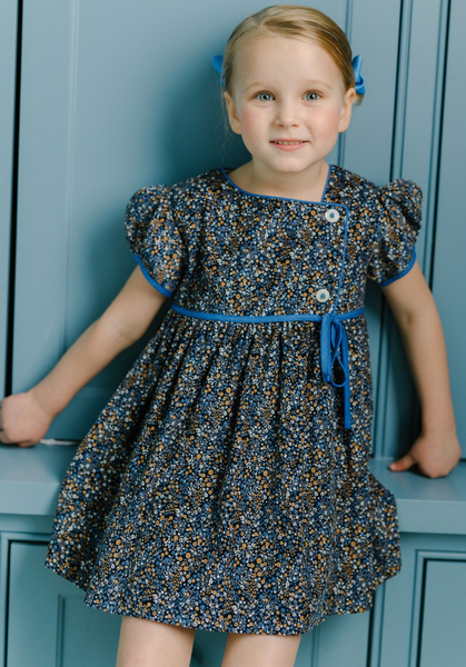 The Proper Peony Camillia Corduroy Floral Dress