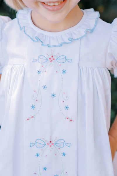 The Proper Peony Bianca Shadow Embroidery Dress