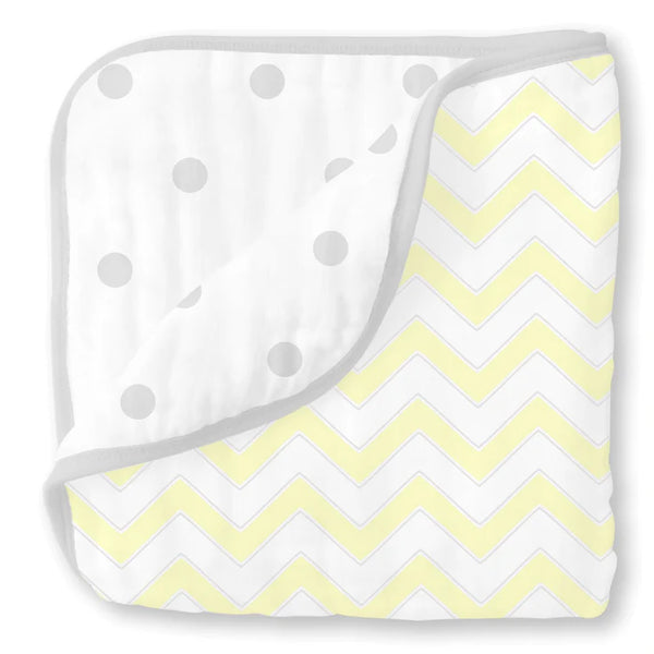 Muslin Luxe Blanket  Yellow