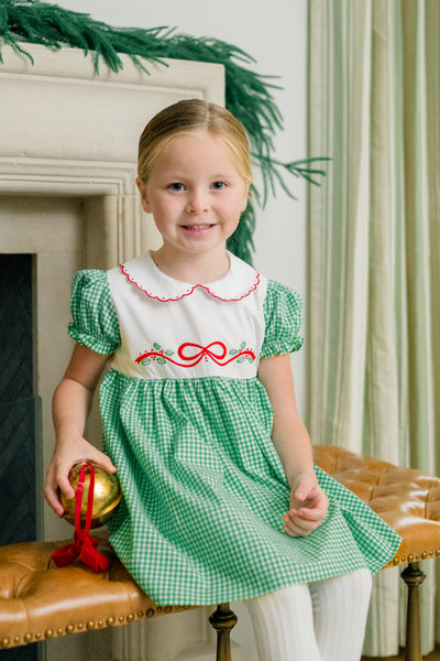 The Proper Peony Carol Christmas Dress