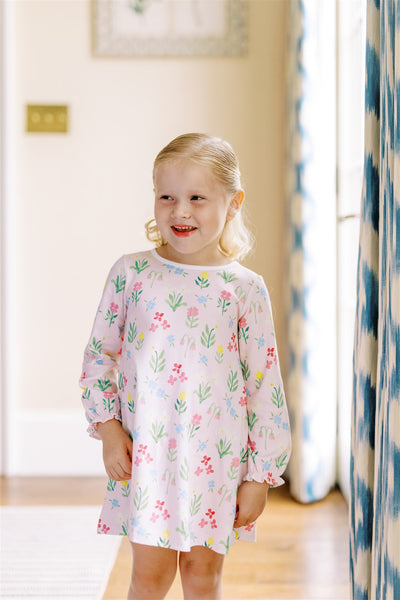 The Proper Peony Parkside Pima English Garden LS Dress