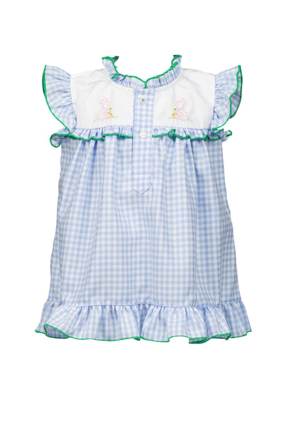 The Proper Peony Bitsy Blue Gingham Easter Dress