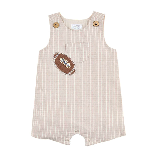 Mud Pie FOOTBALL BABY SHORTALL