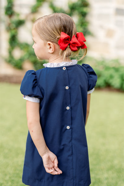The Proper Peony Classics  Gianna Navy Dress