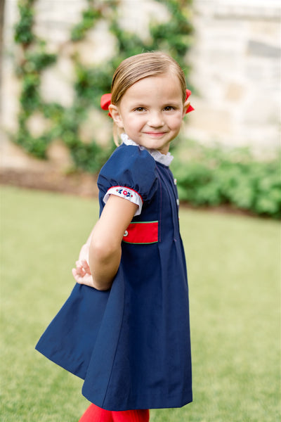The Proper Peony Classics  Gianna Navy Dress