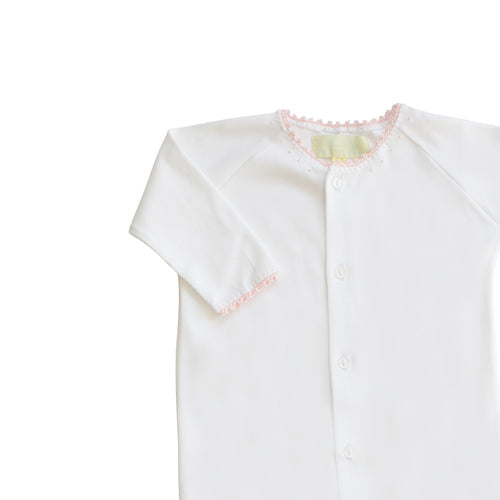 Pixie Lily Converter Gowns White / Pink Trim