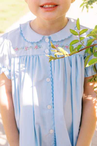 The Proper Peony Classic Rose Garden Ingrid Blue Dress