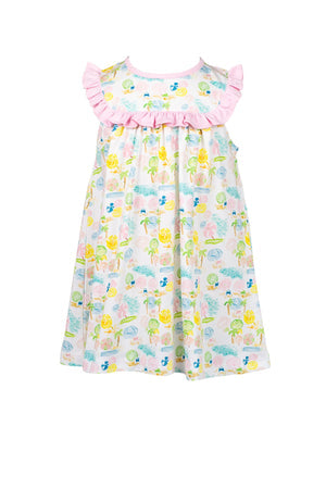 The Proper Peony Parkside Pima - Ocean Club Dress