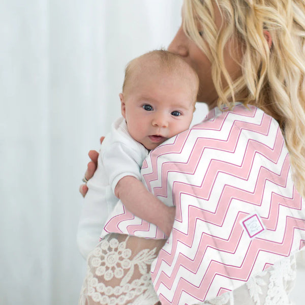 Swaddle Designs Burpie Pink Chevron