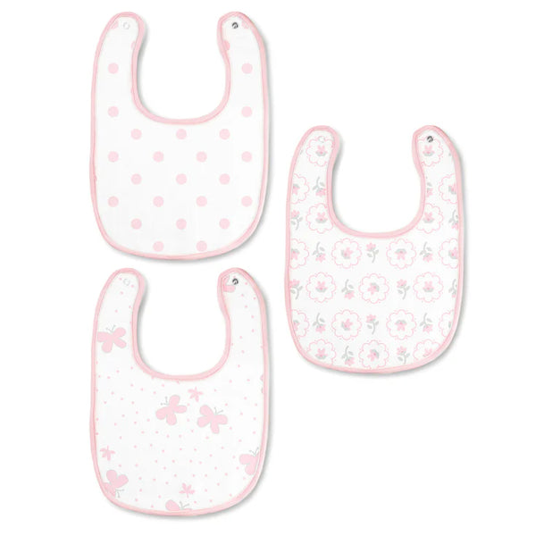 Swaddle Design Muslin Bib Set Pastel Pink