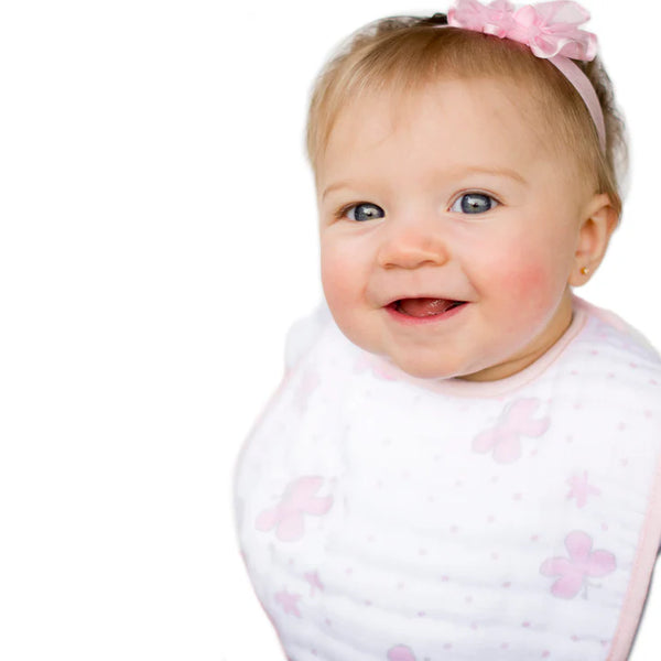 Swaddle Design Muslin Bib Set Pastel Pink