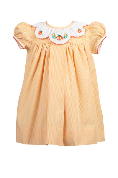 The Proper Peony Classic Pembroke Pumpkin Dress
