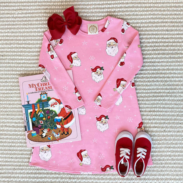 The Beaufort Bonnet Company LS  Polly Play Dress - Dear Santa