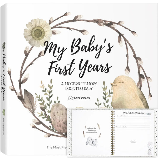 KeaBabies Baby First Years Memory Book