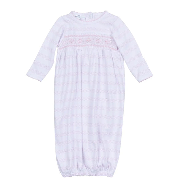 Magnolia Baby Baby of Mine Smocked Gown - Pink