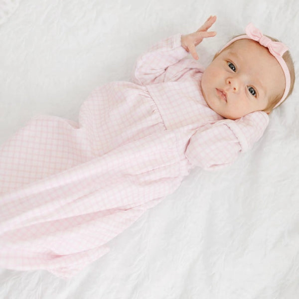 Magnolia Baby Peek-A-Boo Wishes Gown - Pink