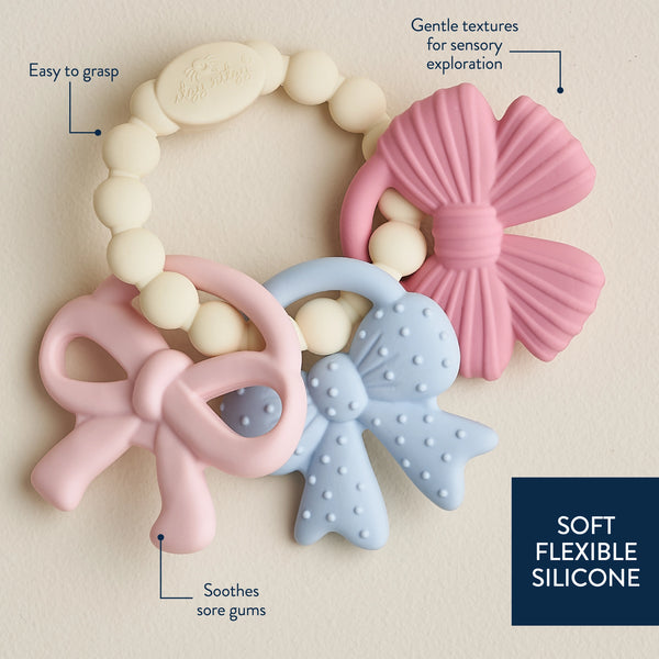 Itzy Ritzy Teether - Bow Trio