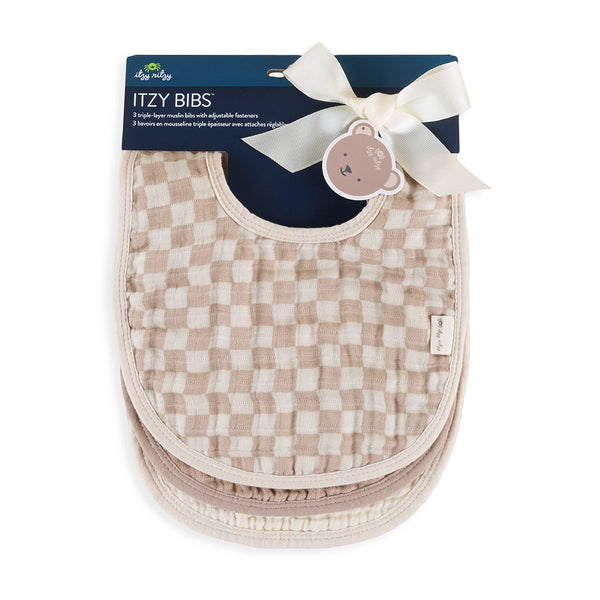 Itzy Ritzy Muslin Bib Set of 3