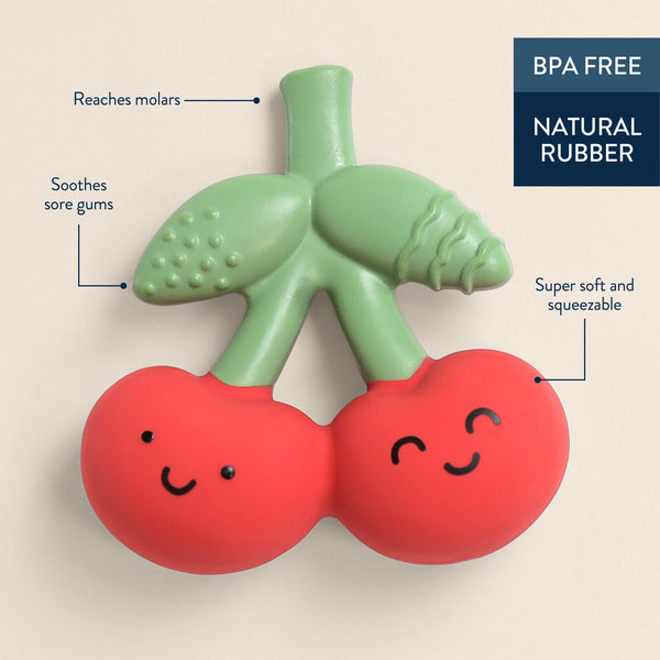Itzy Ritzy Comfort Chew cherry Teether