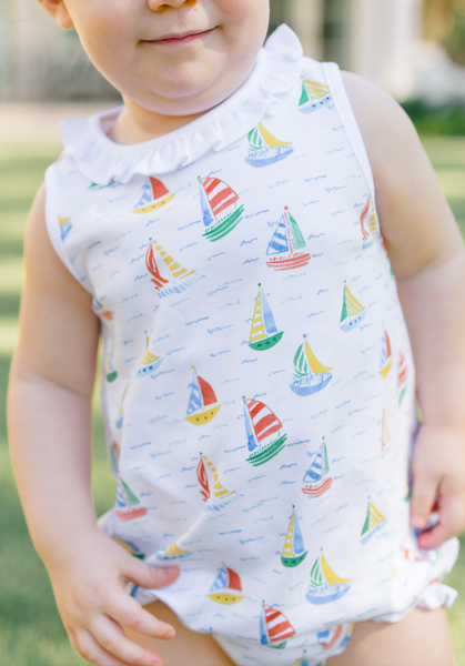 The Proper Peony Parkside Pima Sleeveless Yacht Girl Bubble
