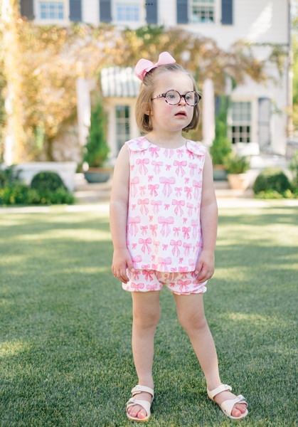 The Proper Peony Parkside Pima Grosgrain Bloomer Set