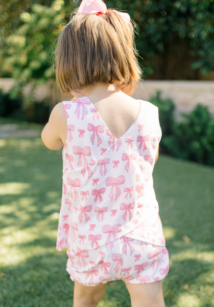 The Proper Peony Parkside Pima Grosgrain Bloomer Set