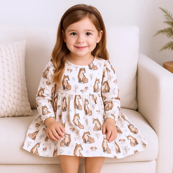 Tesa Babe Woodland Harvest Fox Dress
