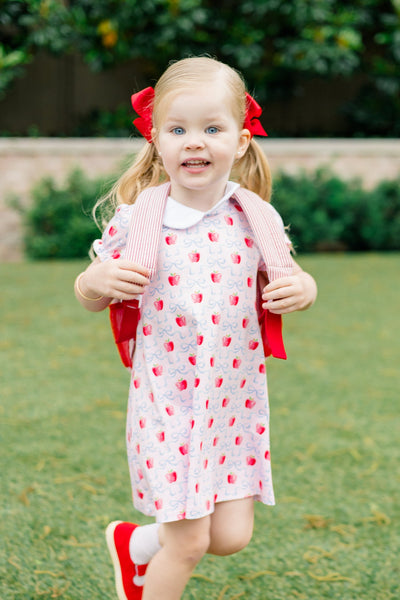 The Proper Peony Parkside Pima Apple Blossom SS Dress
