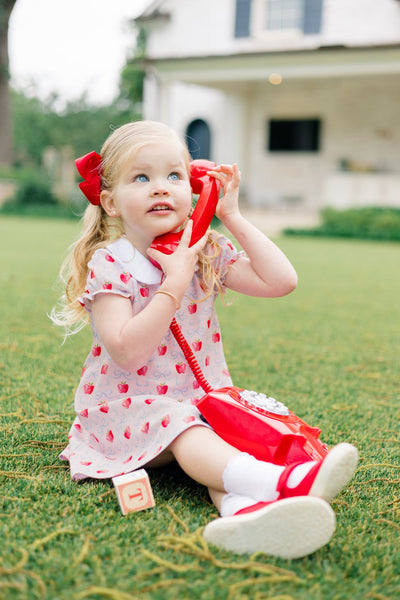The Proper Peony Parkside Pima Apple Blossom SS Dress