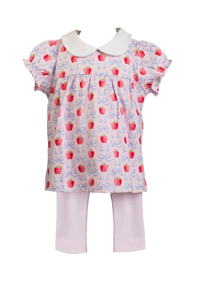 The Proper Peony Parkside Pima Apple Blossom Tunic Set
