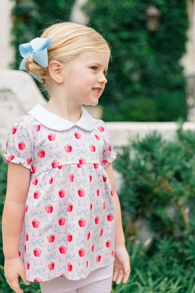 The Proper Peony Parkside Pima Apple Blossom Tunic Set