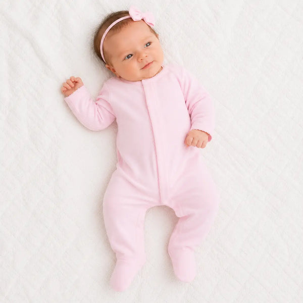 Magnolia Baby Essentials Solid Pink Footie