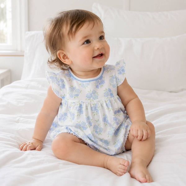Magnolia Baby Dreamy Hydrangeas Print Flutters Bubble