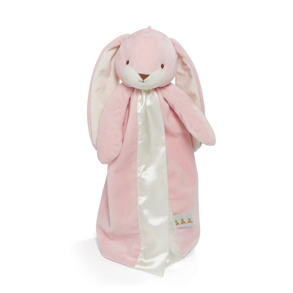 Bunnies by the Bay Nibble Buddy Blanket - Coral Blush