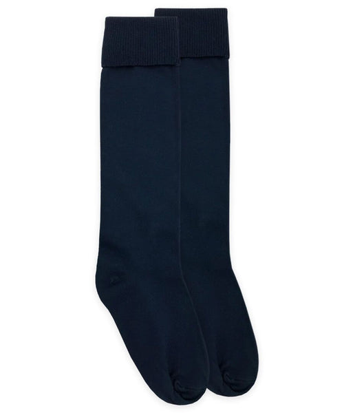 Jefferies Socks School Uniform Nylon Knee High - Navy