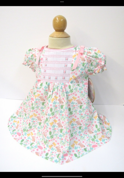Will’beth Pink Bunny Easter Dress