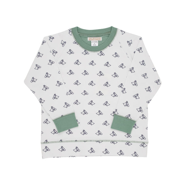 The Beaufort Bonnet Company Cassidy Comfy Crewneck (Unisex) Pony Portrait With Gallatin Green