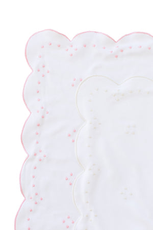 The Proper Peony Classic  Scallop Blanket