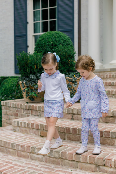 The Proper Peony Parkside Pima Iris Garden Tunic Set